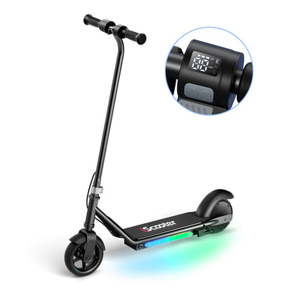 iScooter iK3 Electric Scooter, 150W Motor, LED Display for Kids Ages 6-14