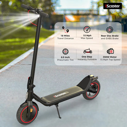 iScooter i8L Electric Scooter 350W Motor 18 Miles