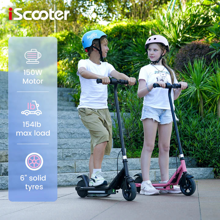 iScooter iK3 Electric Scooter, 150W Motor, LED Display for Kids Ages 6-14