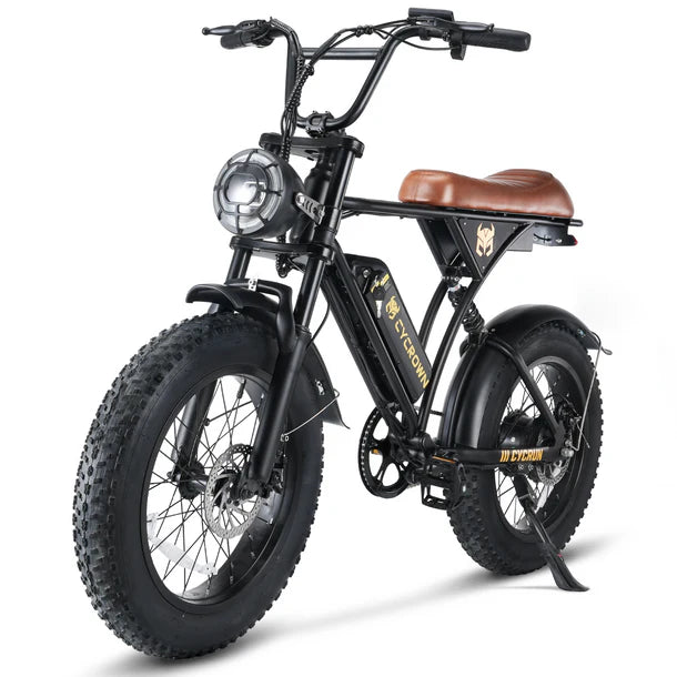 CycRun Vintage Moped Electric Bike